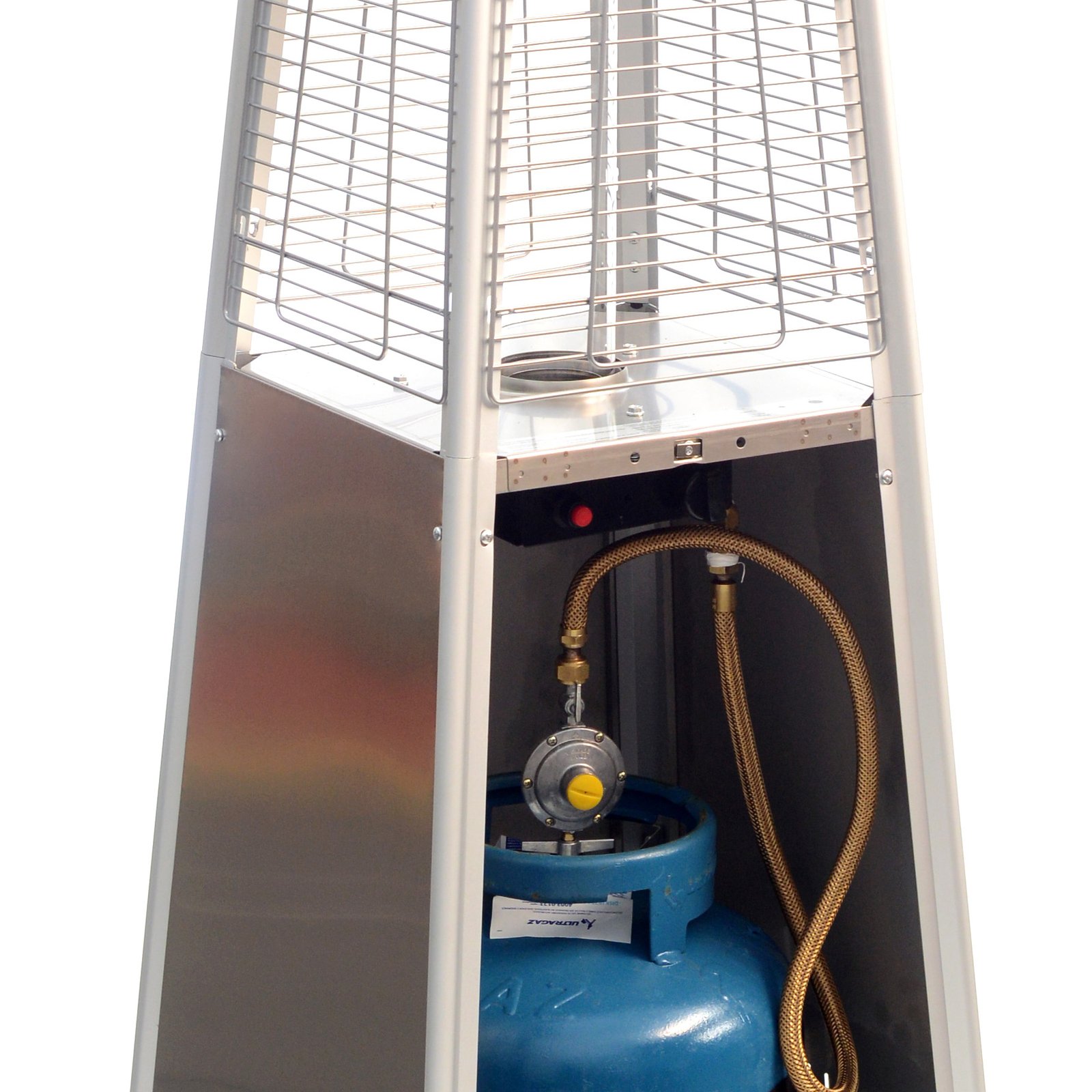 Aquecedor de Ambiente para Área Externa Pirâmide Inox FNF – GLP - Imagem 3