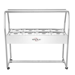 Buffet Térmico Infantil Spolu SPL-509IF 8 Cubas 127 V Aquecido Comercial