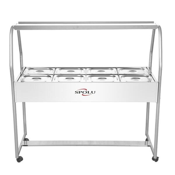 Buffet Térmico Infantil Spolu SPL-509IF 8 Cubas 127 V Aquecido Comercial