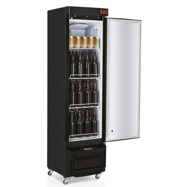 Cervejeira Gelopar GRB-23E QC 228 Litros Frost Free Porta Cega Preta 220 V - Imagem 3