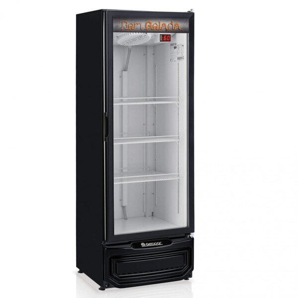 Cervejeira Gelopar GRBA-400PV PR 410 Litros Porta de Vidro Preta 127 V