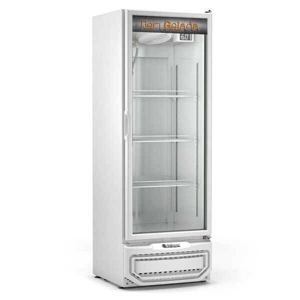 Cervejeira Vertical 410 L com Porta de Vidro Gelopar GCB40V Branca 110 V – Expositor Comercial - Imagem 3