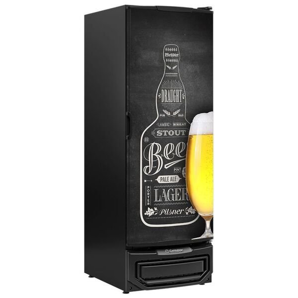 Cervejeira Vertical Gelopar GCB57BIN 572 Litros Porta de Vidro Preta Bivolt - Imagem 2