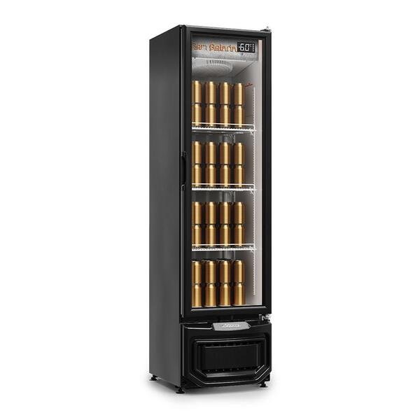 Cervejeiro Visa Cooler Gelopar GCB-23EV PR 228 Litros Porta Vidro 220 V