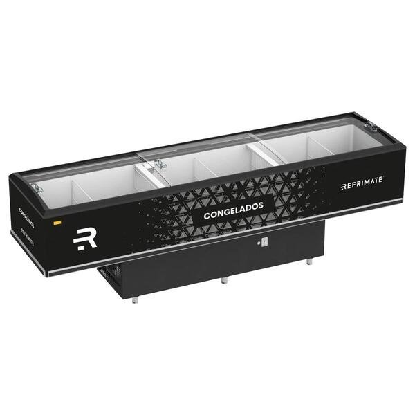 Expositor Ilha Refrimate EIVT 3000 Vanguard Top 3,00 m Congelados e Resfriados 220 V