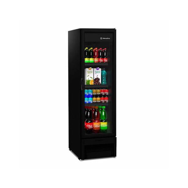 Expositor Vertical Metalfrio VB28RH Slim Light All Black Bebidas 127 V 313 L - Imagem 4