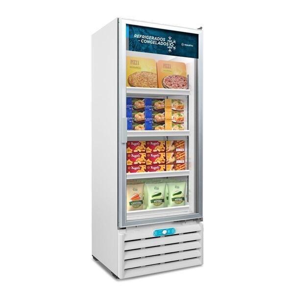 Freezer Conservador Vertical Metalfrio VF55AL Dupla Ação Porta de Vidro 127 V 490 L - Imagem 3