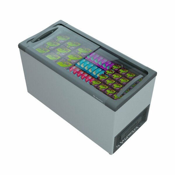 Freezer Horizontal Metalfrio NF40S 388 L 2 Portas de Vidro Branco – Vertical Comercial - Imagem 5