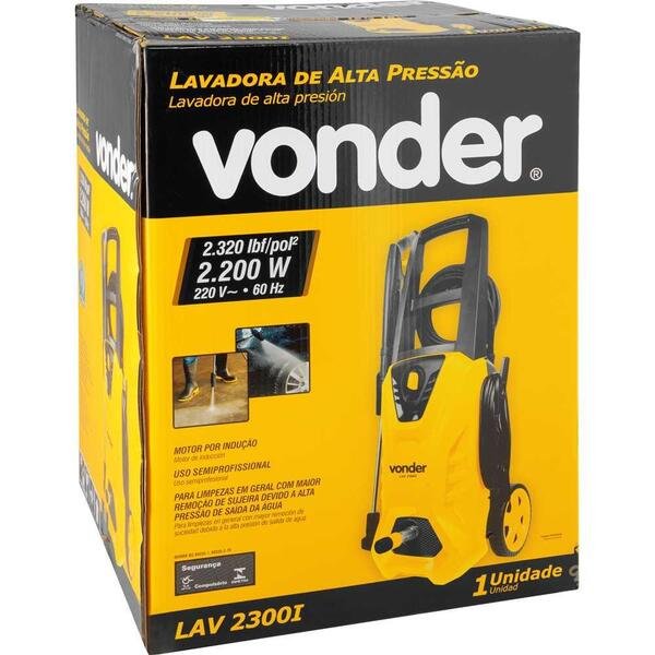 Lavadora de Alta Pressão Vonder Lav2300i 2320BLF 220V - Imagem 5