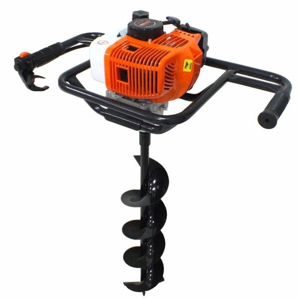 Perfurador de Solo 2T 52cc 2,5HP com Broca 80x15cm VPS520-S Vulcan - Imagem 4