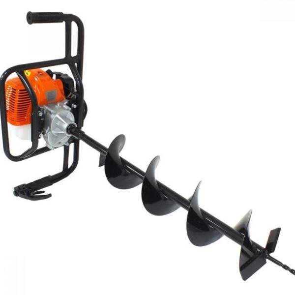 Perfurador de Solo 2T 52cc 2,5HP com Broca 80x15cm VPS520-S Vulcan - Imagem 2