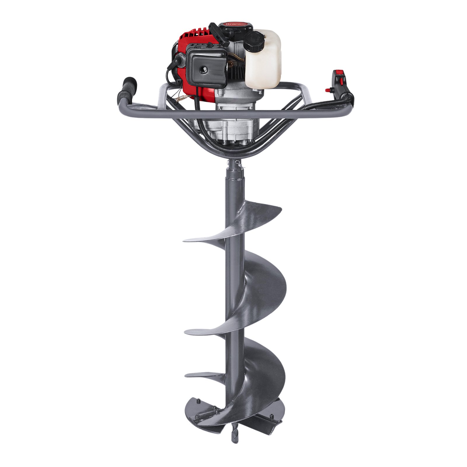 Perfurador de Solo a Gasolina Branco BPS 52 – 2 HP com Broca 120 mm