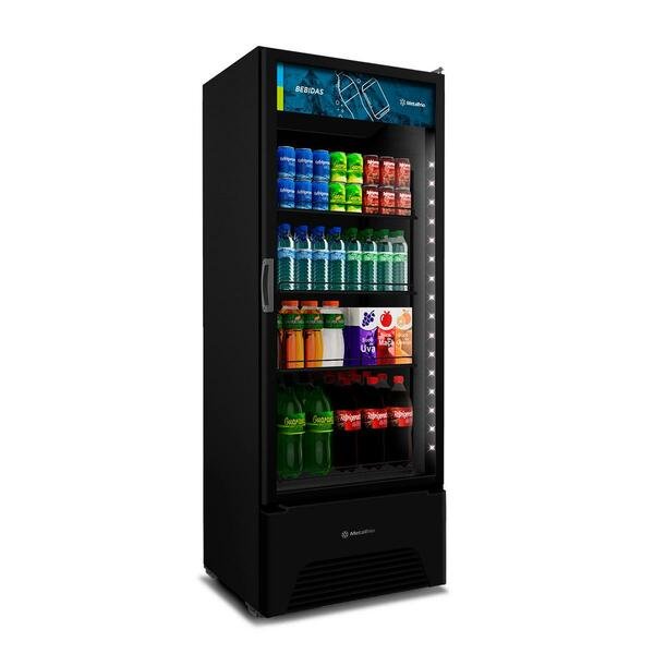Refrigerador Expositor Vertical Metalfrio VB52AH Optima All Black Bebidas 220 V 541–577 L - Imagem 4