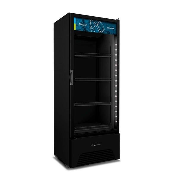 Refrigerador Expositor Vertical Metalfrio VB52AH Optima All Black Bebidas 220 V 541–577 L - Imagem 5