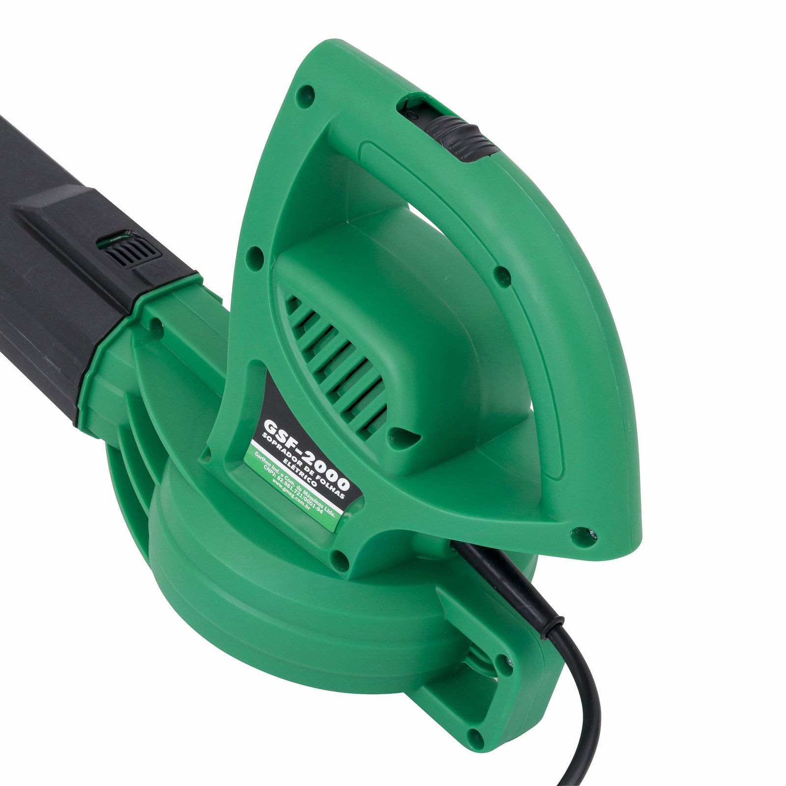 Soprador de Folhas Garthen GSF2000 2000 W Elétrico 127 V (110 V) – Alta Potência e Fluxo de Ar - Imagem 4
