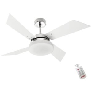 Ventilador Volare Tech Branco 220V com Controle Remoto – Silencioso e Econômico