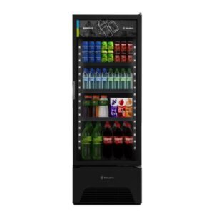 Visa Cooler Metalfrio VB40AH All Black Refrigerador Expositor de Bebidas 220 V 370–403 L