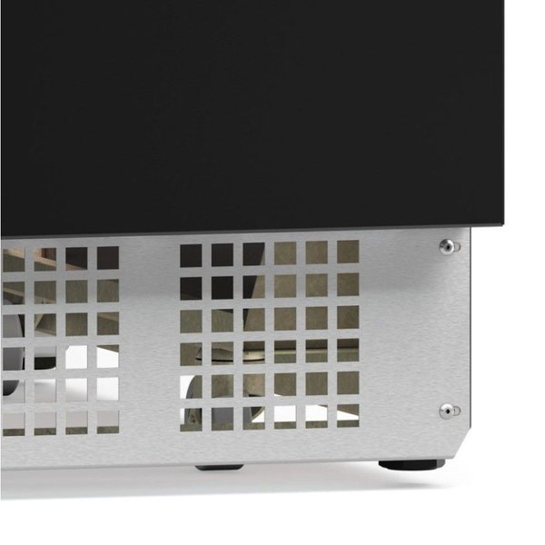 Vitrine Estufa para Salgados Gelopar MGEE-070 Preta 70 cm 220 V Aquecida - Imagem 3