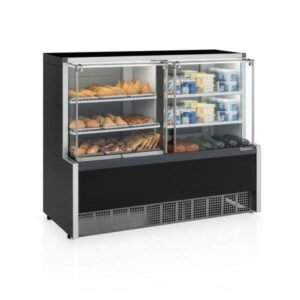 Vitrine Expositora Quente e Fria Gelopar GQRA-140R PF 140 cm 220 V Expositor Comercial