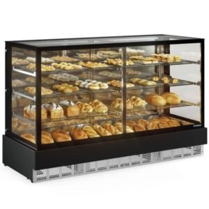 Vitrine Neutra Conveniência Gourmet Gelopar MGEN200 Preto Bivolt Expositor Comercial