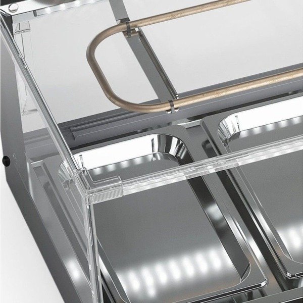 Vitrine Refrigerada de Bancada Gelopar GVRS-150 PR 1,38 m Preta LED 220 V - Imagem 5