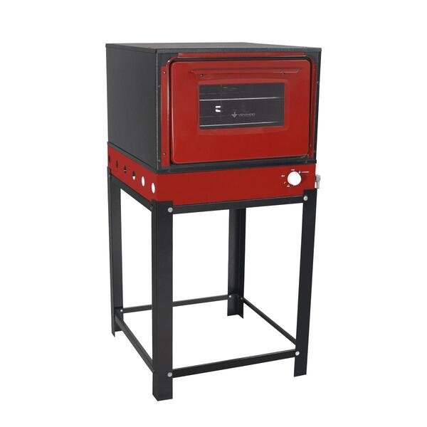 Forno a Gás Venâncio Bravo Multicores BRFP com Pé Vermelho