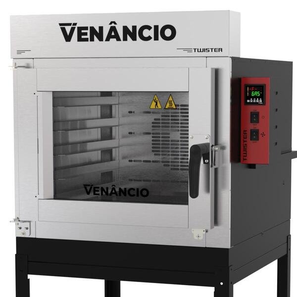 Forno Turbo Elétrico Venâncio Twister FVT5E 5 Esteiras 220V com Cavalete - Imagem 4