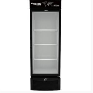 Freezer Vertical Fricon VCET 569V 569L Tripla Ação Porta de Vidro Preto 220V